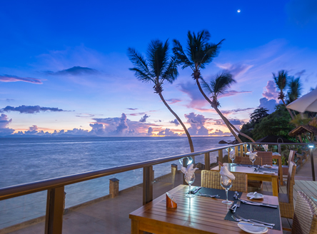 Coco de Mer Hotel on Praslin Island Hibiscus