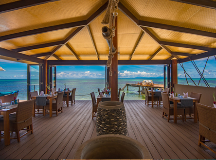 Terrace at the Coco de Mer Seychelles