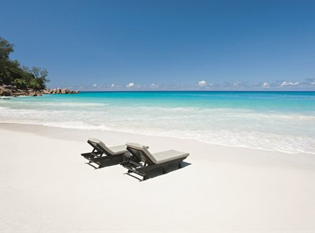 Enjoy three glorious white sand beaches at Constance Lemuria Seychelles