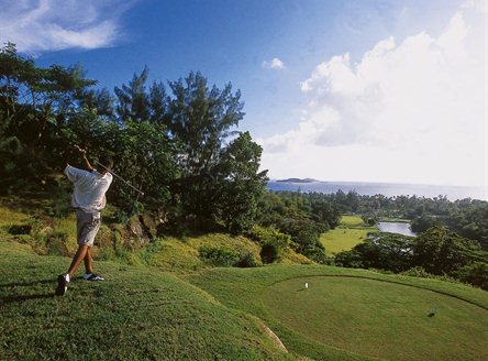 Golf in Seychelles at Constance Lemuria's stunning 18-hole course
