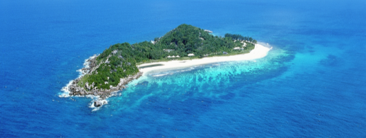View of Cousine Island Seychelles