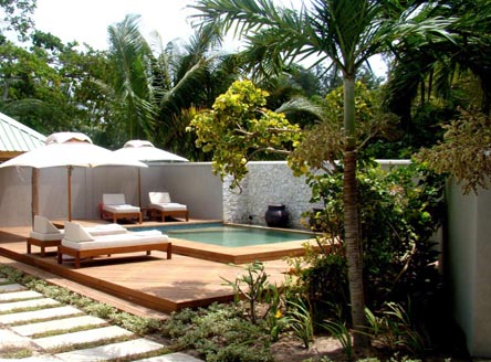 Denis Island also has a private pool villa