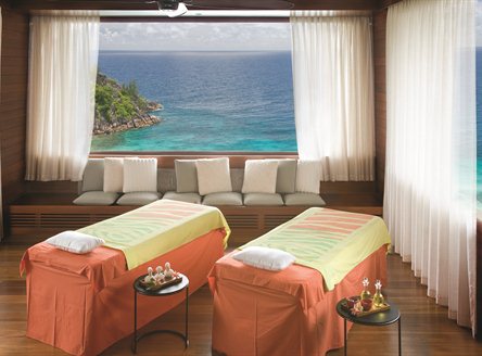 Magnificcent spa at Four Seasons Seychelles - with views to die for!