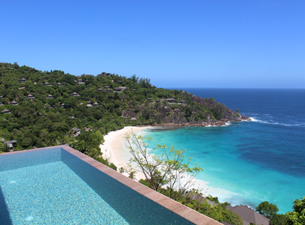  Breathtaking view from your villa at Four Seasons Seychelles
