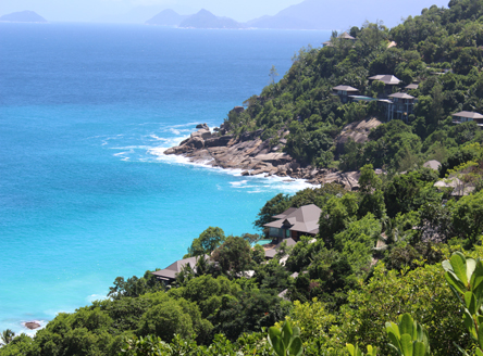  Resort view of Four Seasons Seychelles