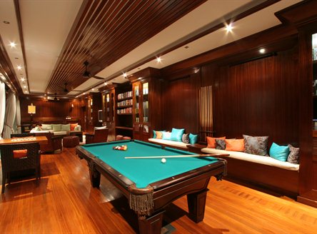 Games room at Hilton Seychelles Northolme