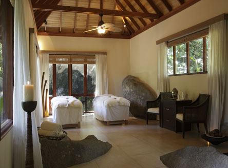 Spa room at Hilton Seychelles Labriz Resort & Spa
