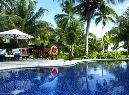 Main pool at Paradise Sun Seychelles