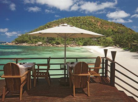 View form the Grill Bar at Constance Lemuria Resort