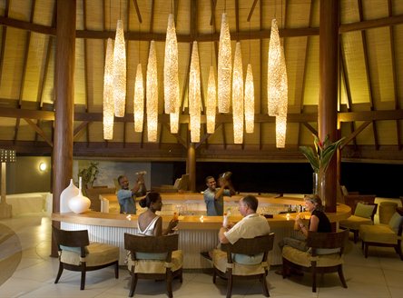 Bar on Denis Private Island Seychelles