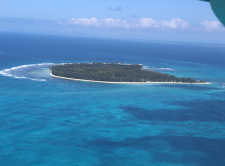 Denis Private Island Seychelles is surrounded by a coral reef