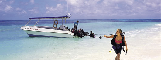 Diving at Denis Island