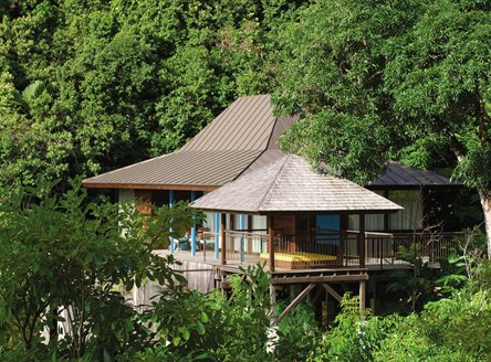 Tree-house villas at Four Seasons Seychelles
