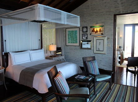  Villa interior at Four Seasons Seychelles