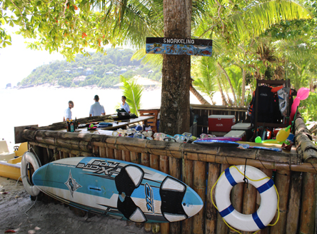  Water sports centre at Four Seasons Seychelles