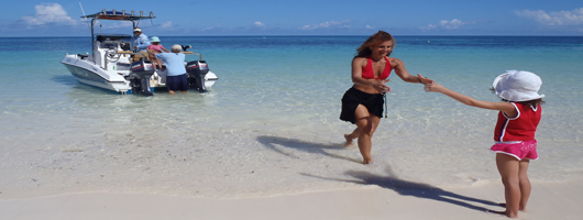 Family fishing trip from Desroches Island Seychelles