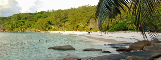 View from Anse Soleil Beachcomber