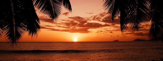 Breathtaking Seychelles sunsets