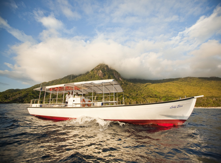 Enjoy a sunset cruise from Silhouette Island Seychelles