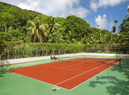 Hilton Seychelles Labriz tennis court