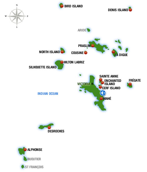 Seychelles Map