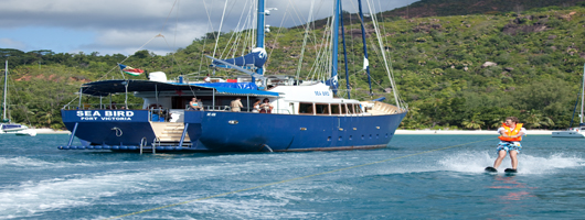 Cruising in Seychelles opens up a wide range of water sports and activities